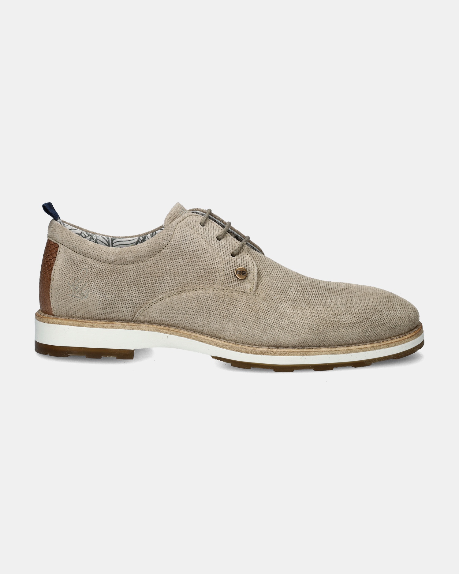 Rehab Pozato Dots Lage nette schoenen  - beige