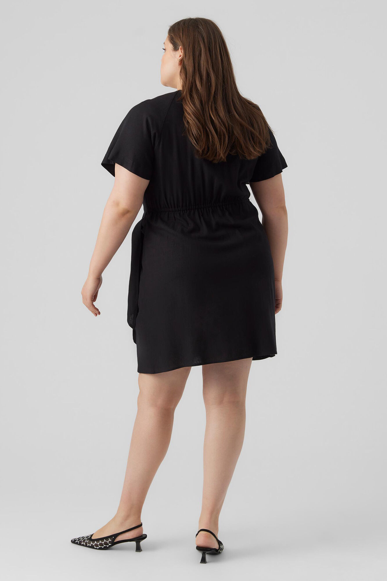 Vestido envelope Curve - Preto