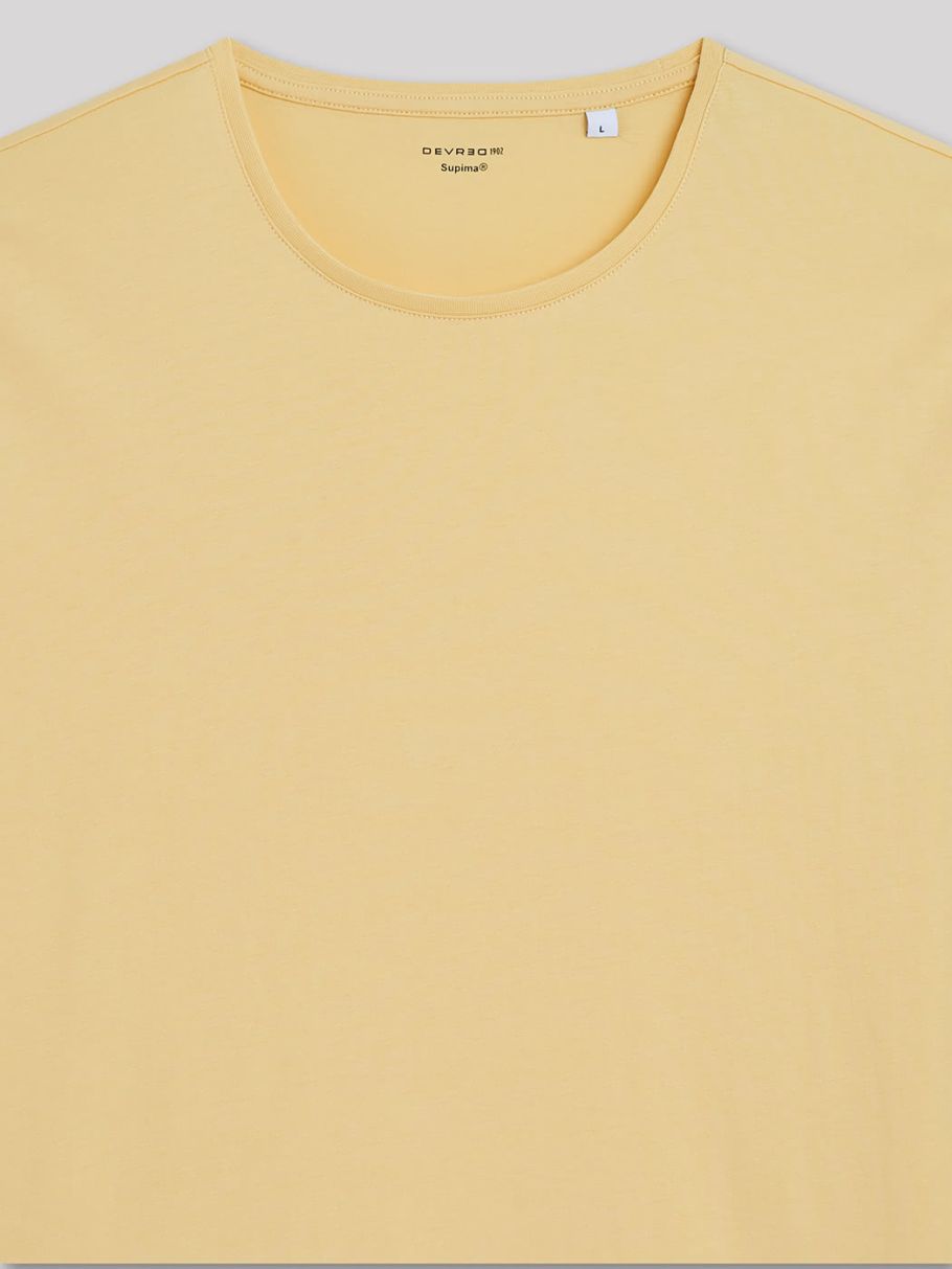 Tee-shirt en coton supima® uni