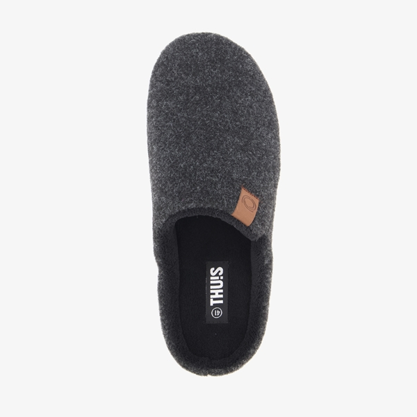 Thu!s heren pantoffels zwart