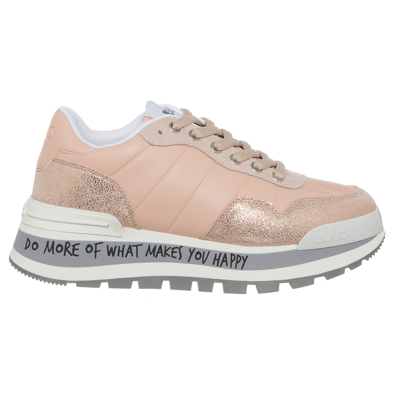 Liu-Jo Sneakers en Cuir Lena roses