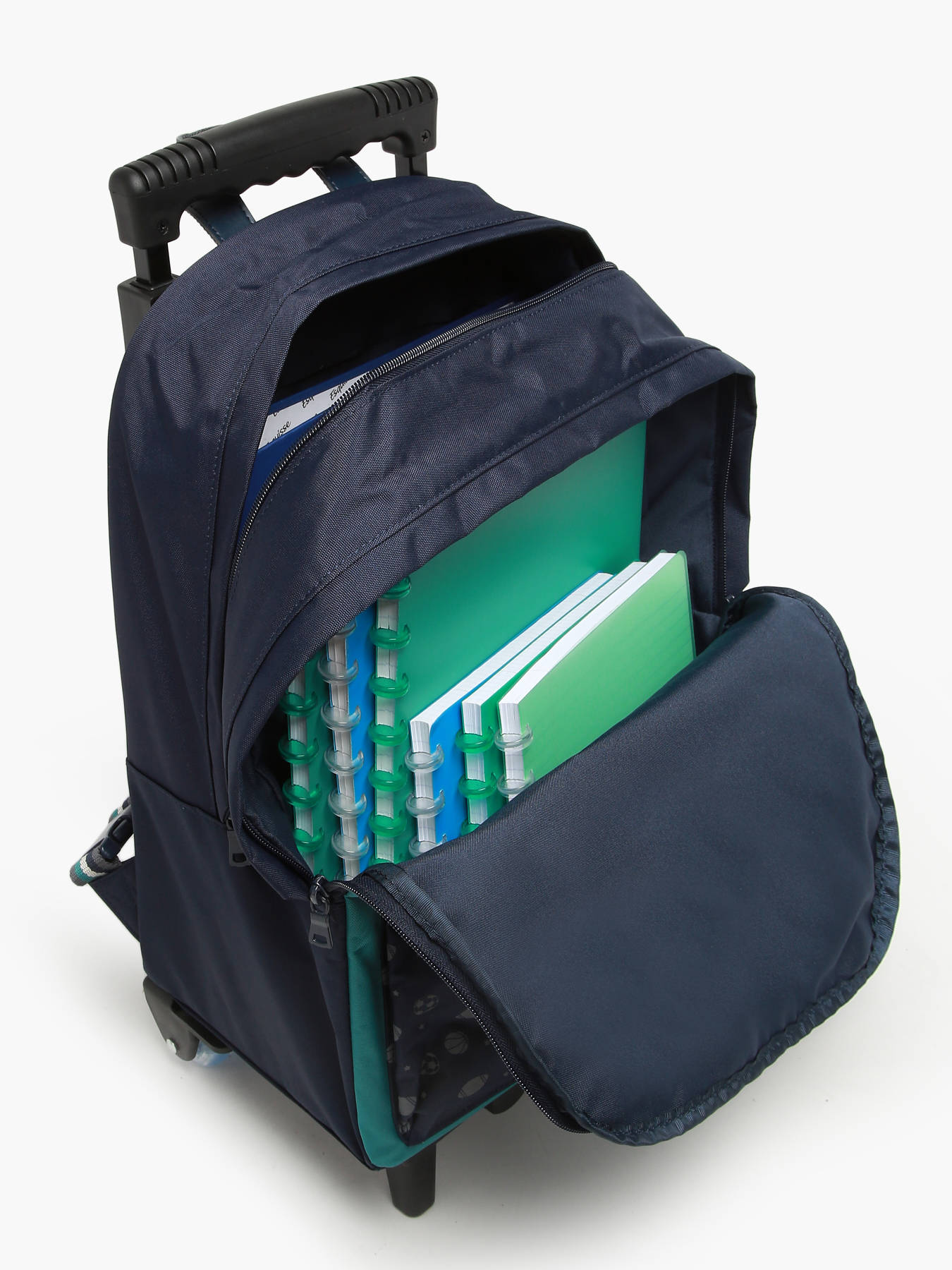 Sac a dos  roulettes 2 compartiments TANN'S