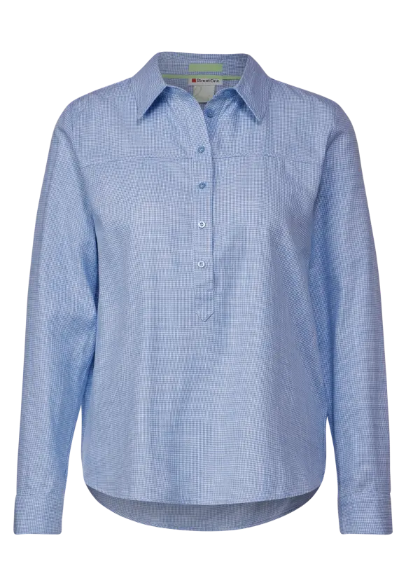 Chambray Bluse - original blue