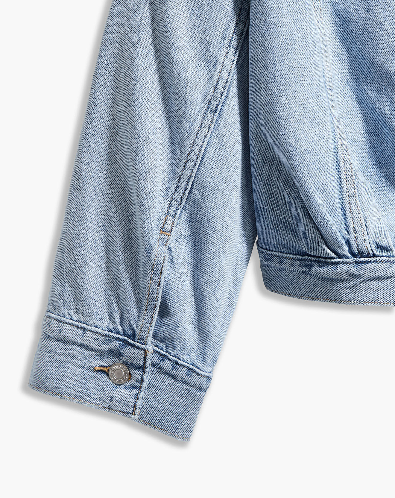 Levi's® Veste en jean crop Sleeve bleue