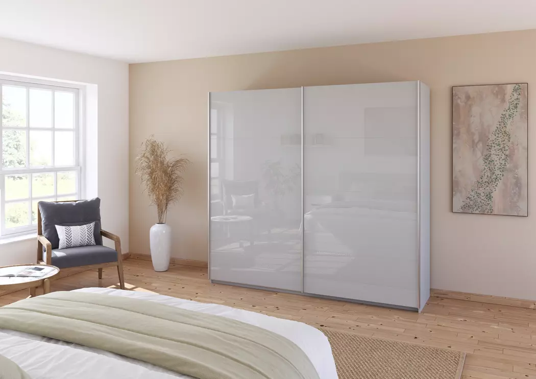 Schwebetürenschrank Quadra 226 x 210 cm