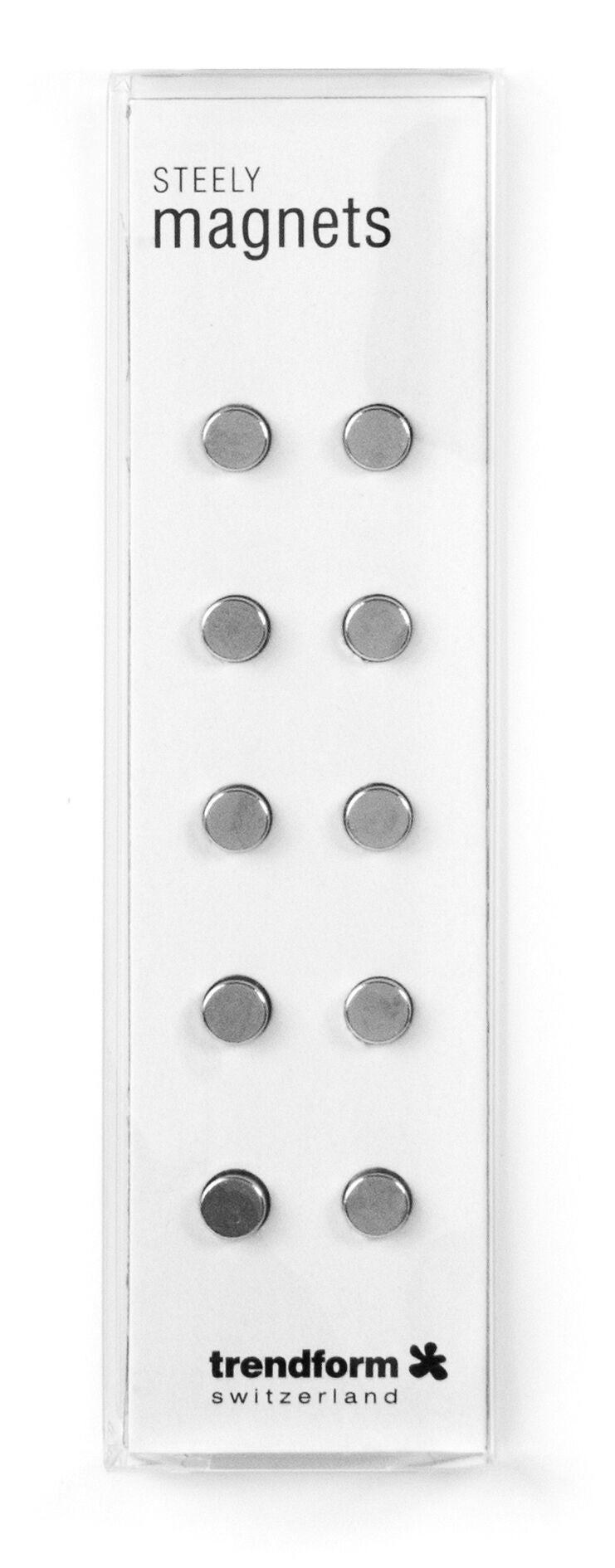 STEELY Magnet - Silber / H: 0.3 cm