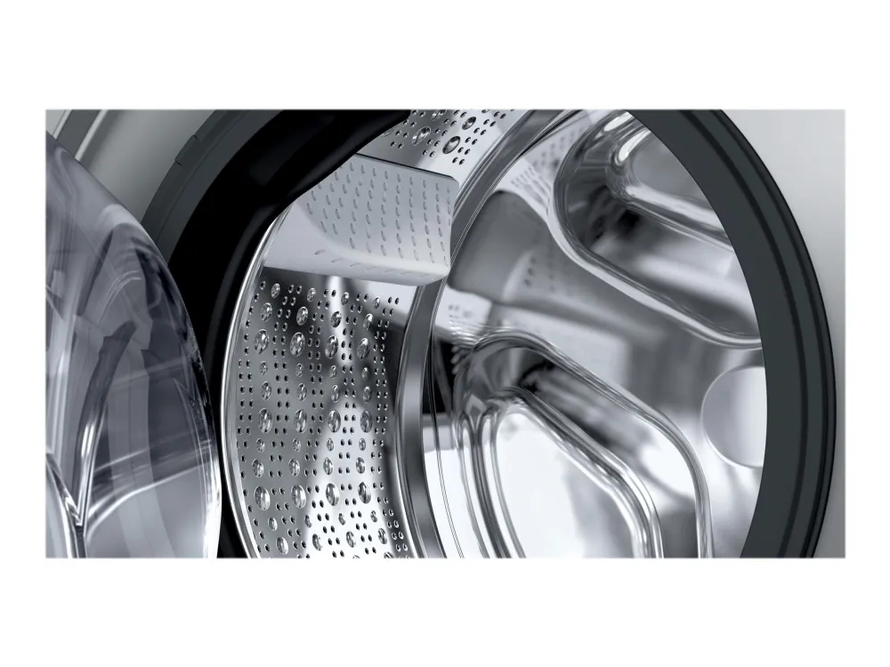 Siemens iQ500 WN54G1X0 - Vaske-/ tørremaskine - højde: 85 cm - frontbetjening - 70 liter - 10 kg - 1400 rpm - sølv