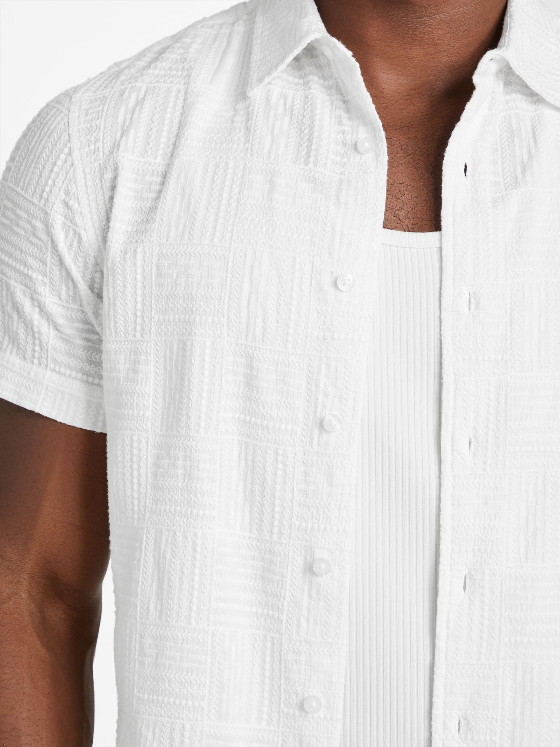 Camisa bordada Idris
