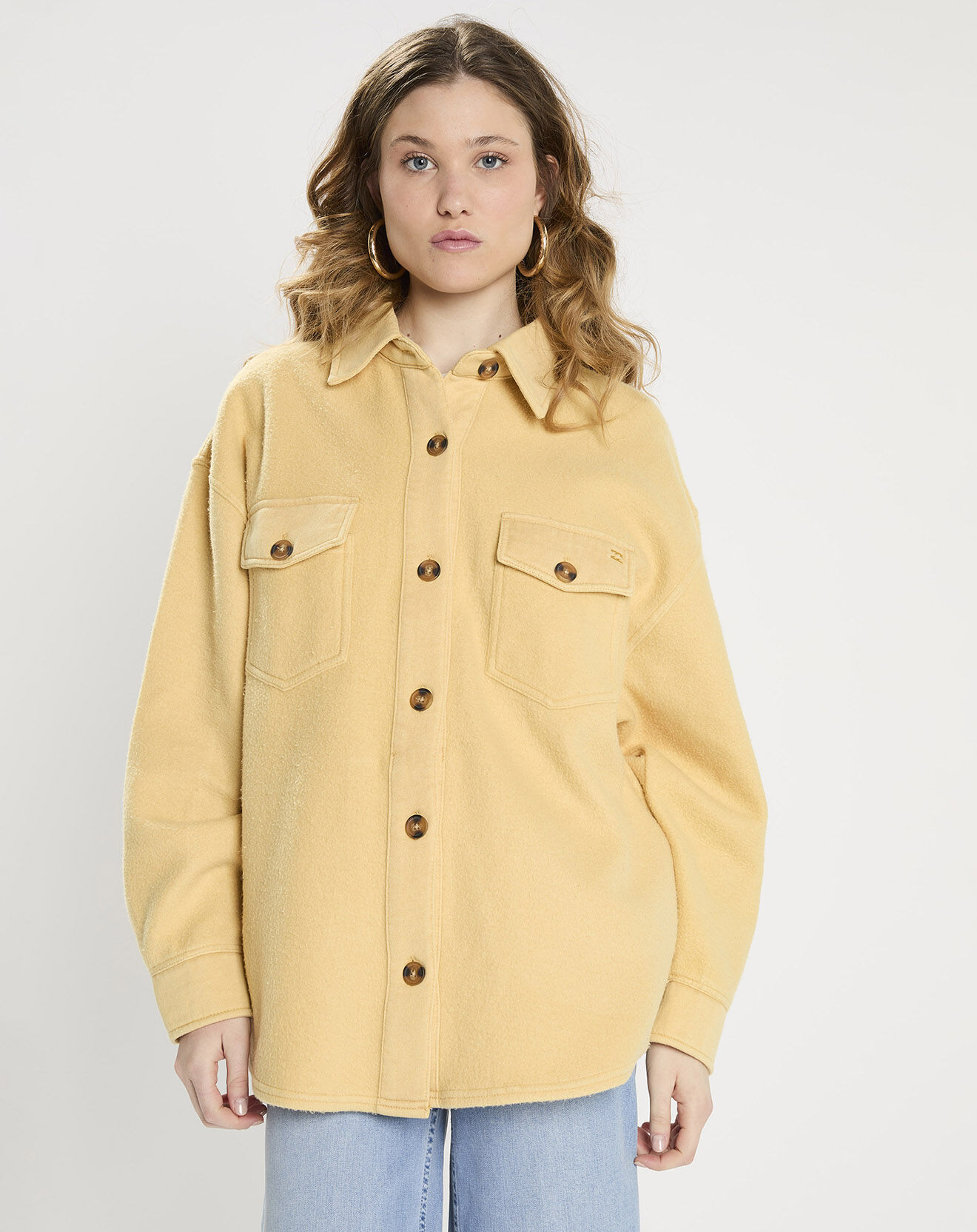 Billabong Veste douce Shaket jaune
