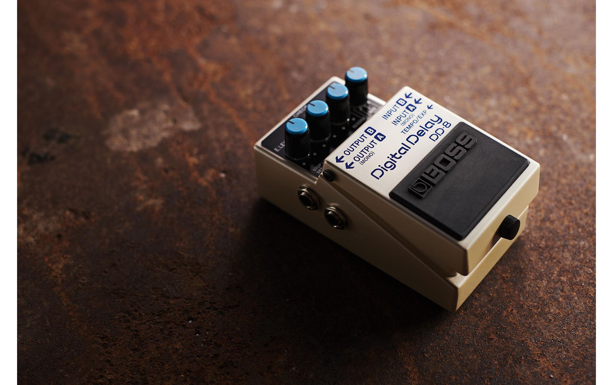 Pedal DD-8<br>Soundvielfalt und maximale Delay-Power
