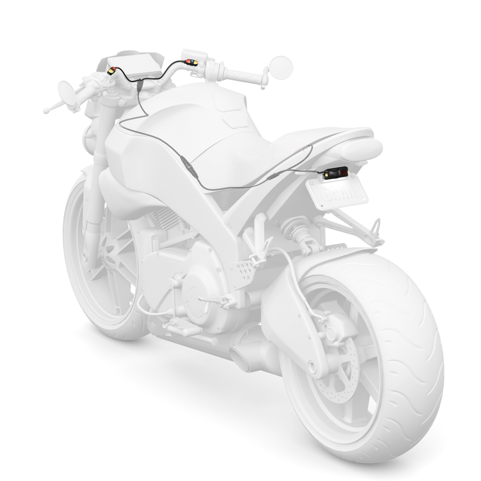 Garmin Sensor »zumo R1 Radar Motorrad-Radar« flexible Montage, Zusatzbeleuchtung, Audiohinweise, kompakt & robust