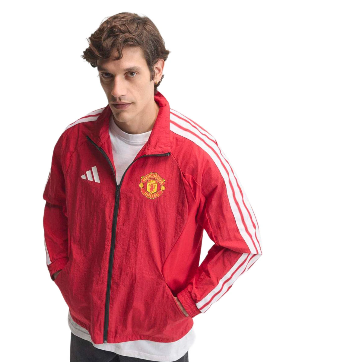 Casaco adidas Manchester United Pre-Match 2026-2027