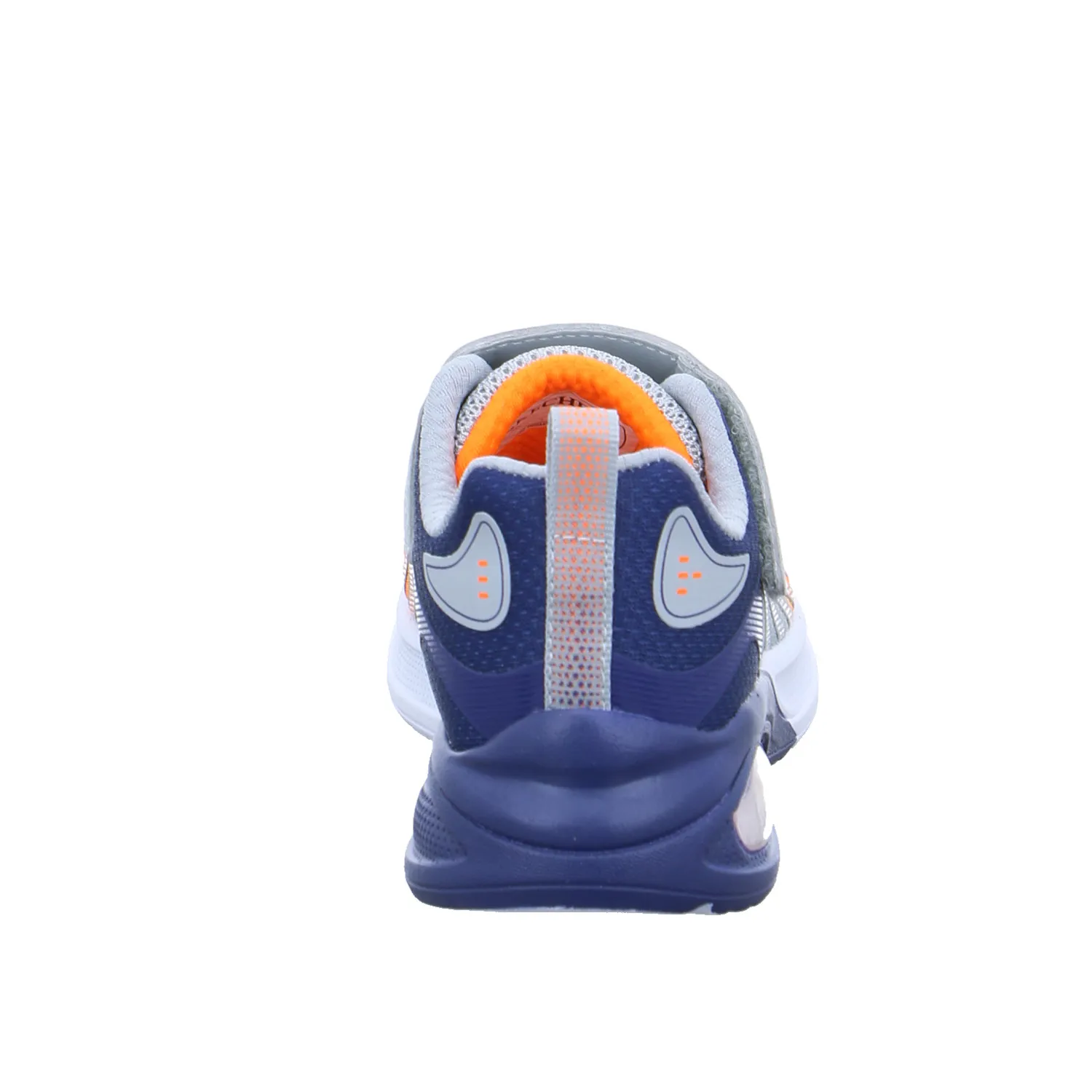 SKECHERS Jungen-Halbschuh Klett Hellgrau Lederimitat  Sneaker