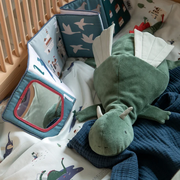 Sebra - Kuscheltier Blaze der Drache, grün