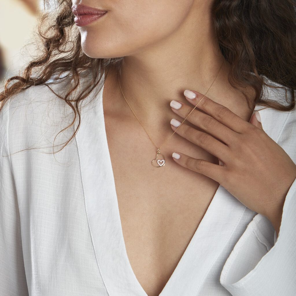 Collier Griseldis Or Jaune  Oxyde