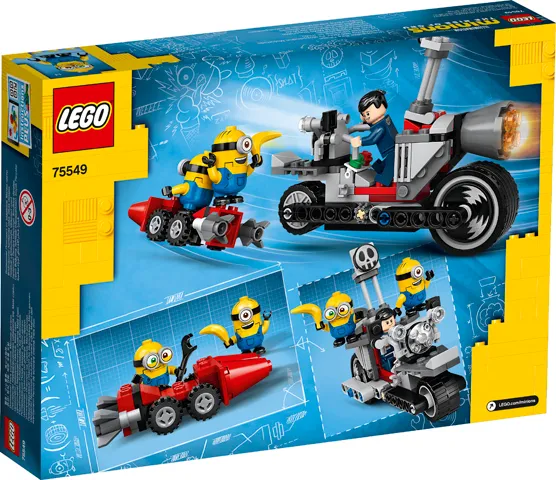 LEGO Minions 75549 Ustoppelig motorcykeljagt