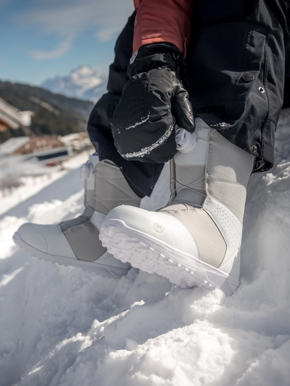 Nidecker Sierra W 2024 Snowboard Boots white/gray