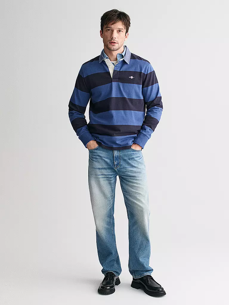 GANT Rugbyshirt blau