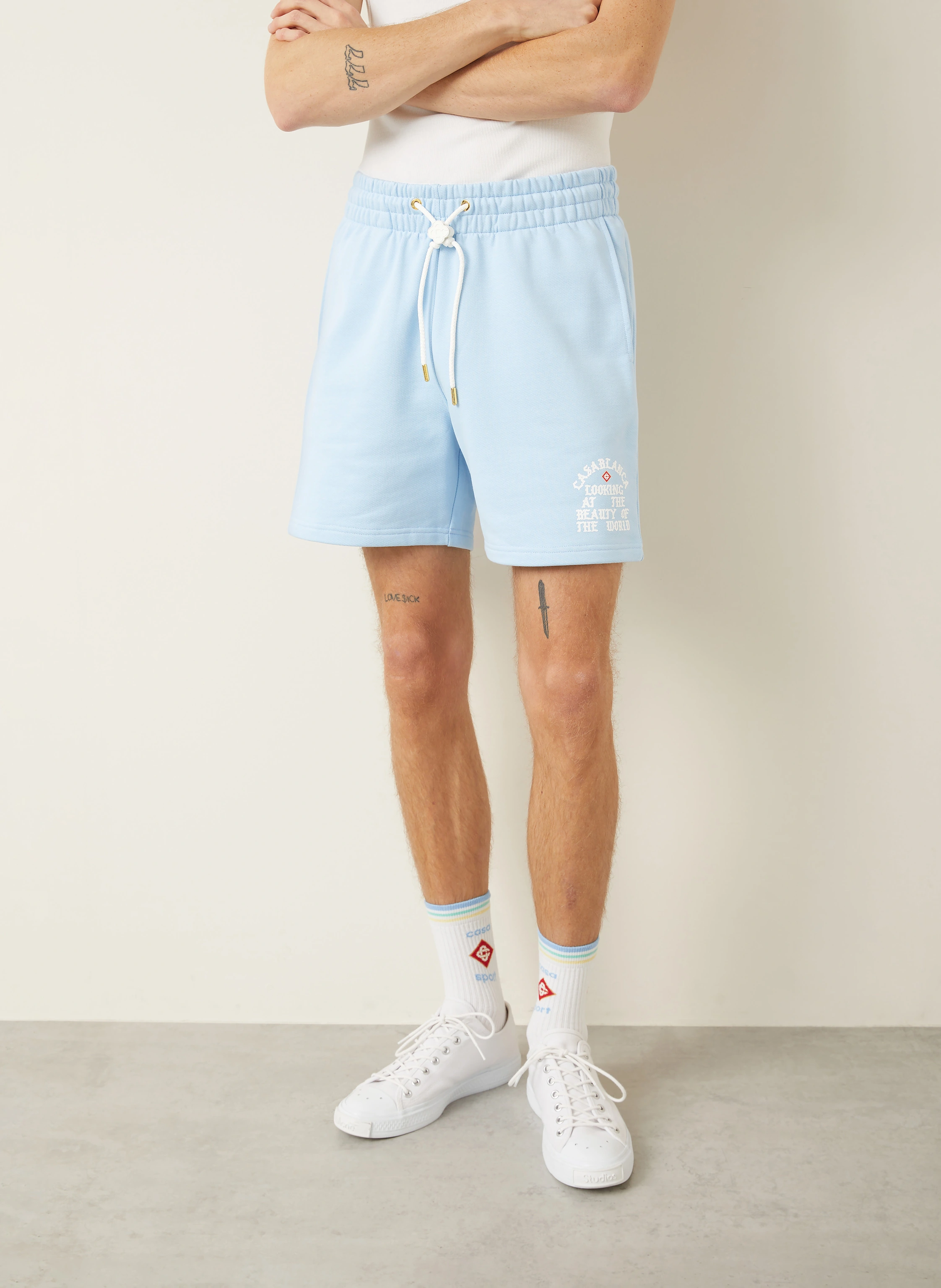 Casablanca Sweatshorts LOOKING AT THE BEAUTY OF THE WORLD