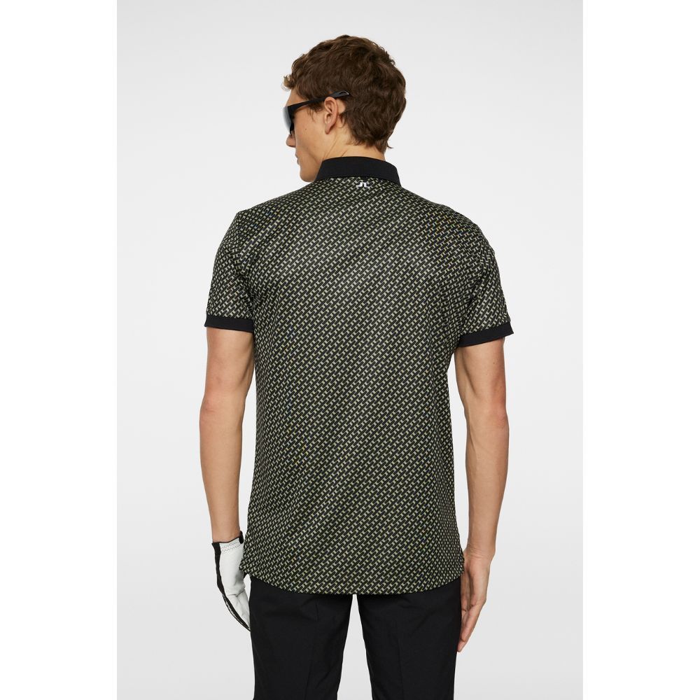 Tour Tech Print Pique Herre Tour Geo Olive