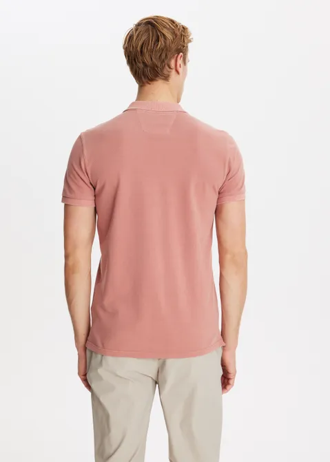 Polo met logo print rood (ROO.TE)