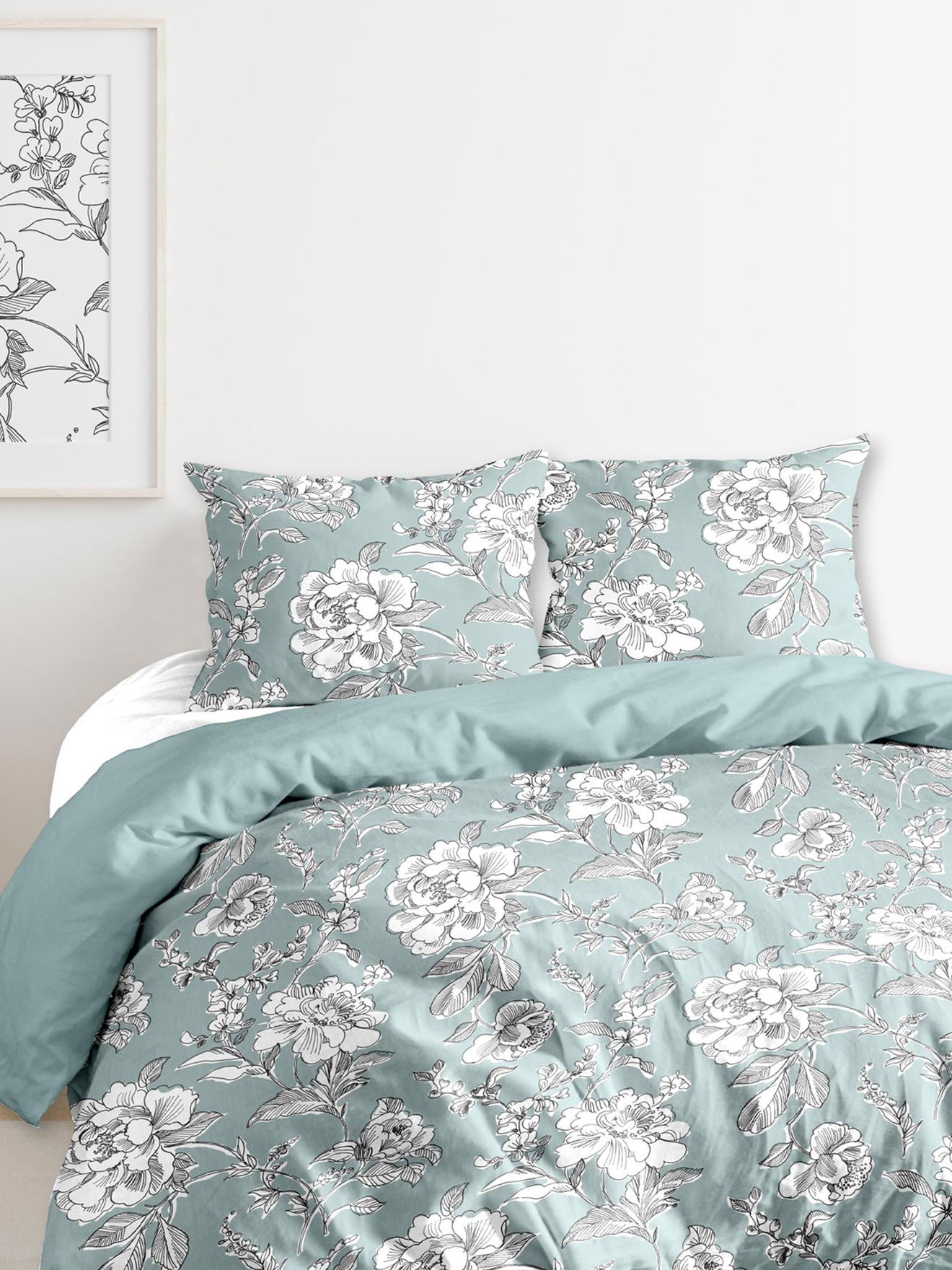 Parure housse + 2 taies POMPADOUR