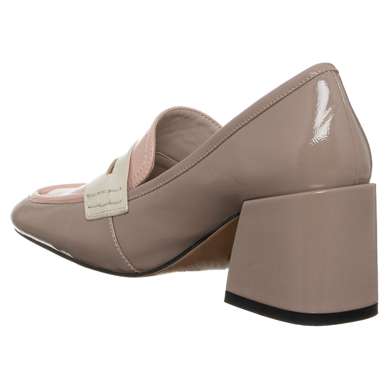 Tua By Braccialini Mocassins Caroline beige/rose - Talon 5 cm