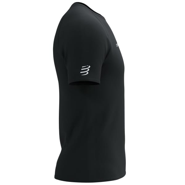T-shirt running COMPRESSPORT TRAINING SS LOGO TSHIRT M BLACK