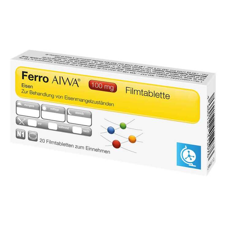 Ferro AIWA 100 mg Filmtabletten, 20 St
