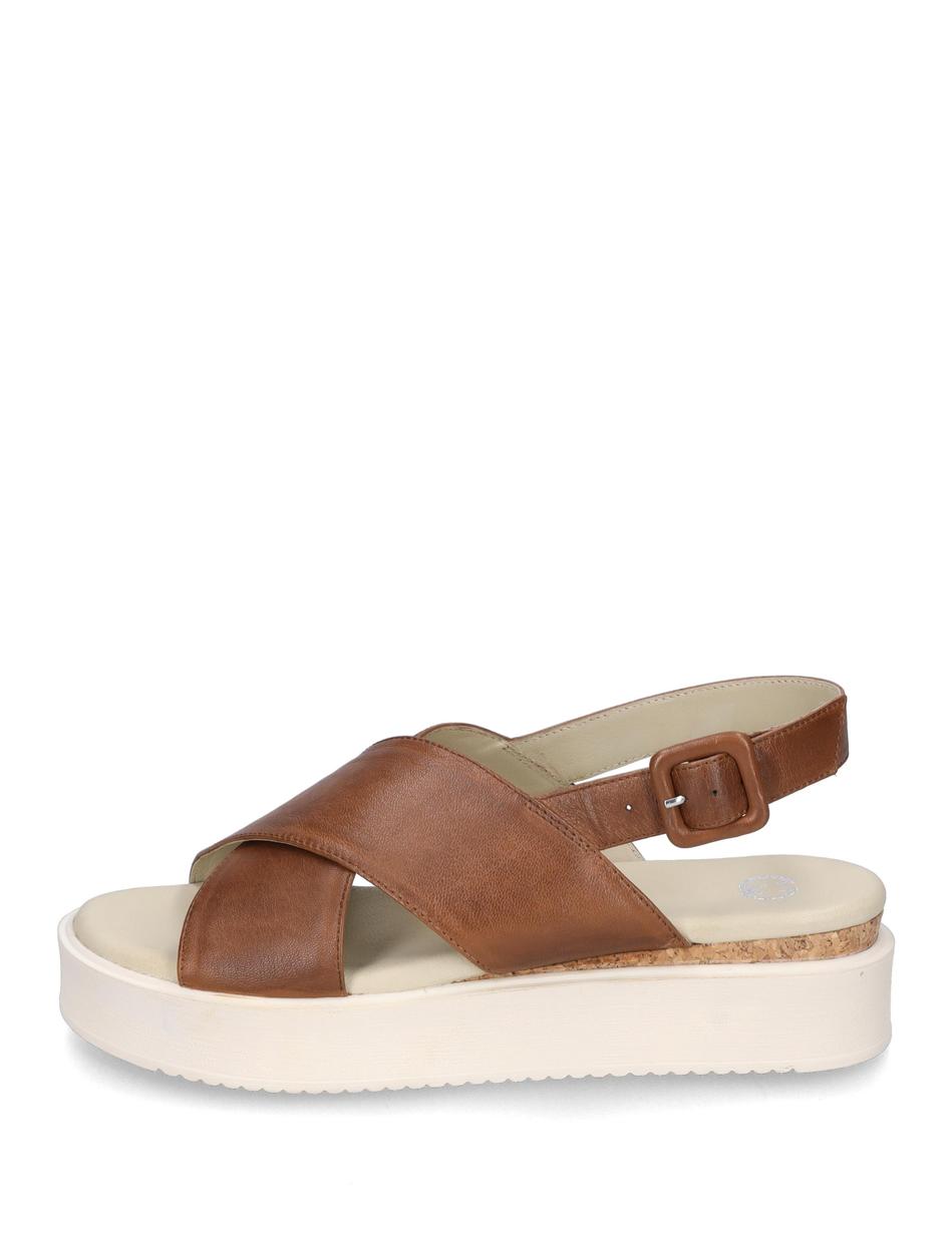 Sandale Cervo 01, cognac