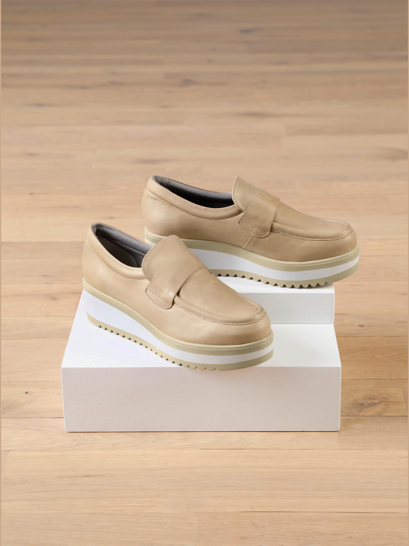 Trotteurs cuir nappa de vache