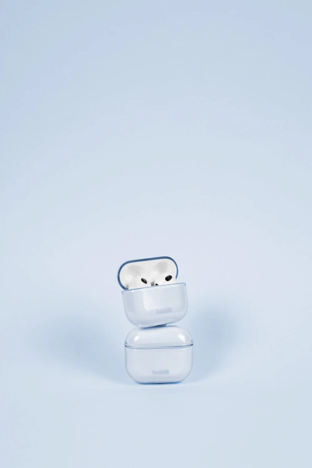 Holdit  Seethru cover, Mineral Blue - AirPods 3
