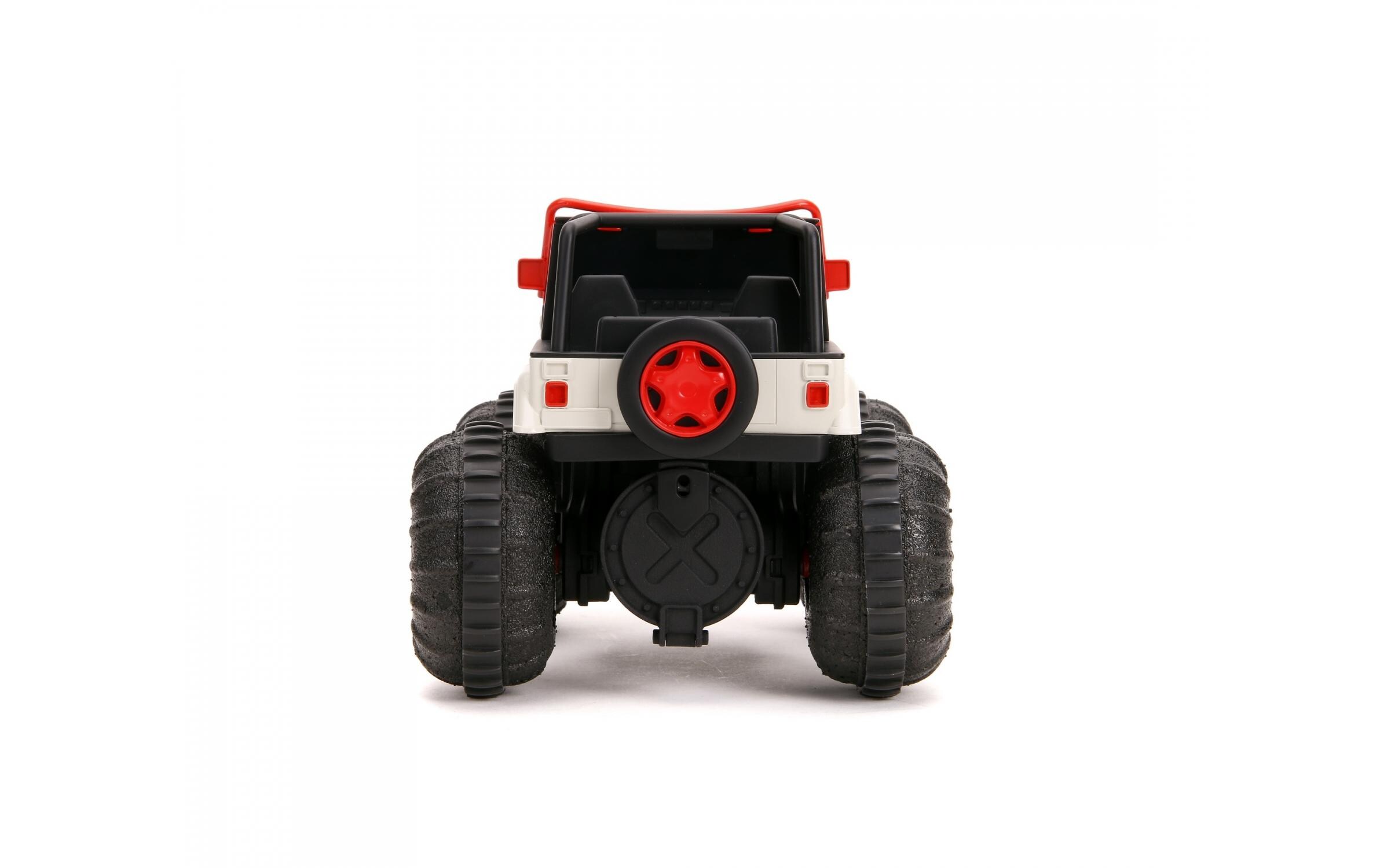 Jurassic Park RC Sea & Land Jeep RTR, 1:16Ferngesteuertes Amphibien-Fahrzeug im Jurassic Park Design