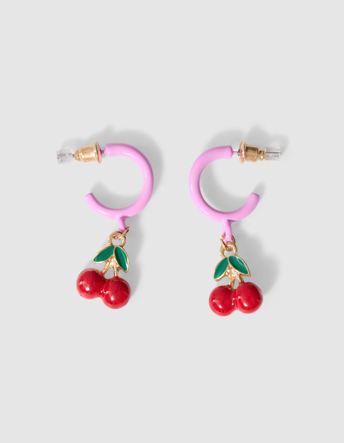 Cherry Charm Oorbellen Roze