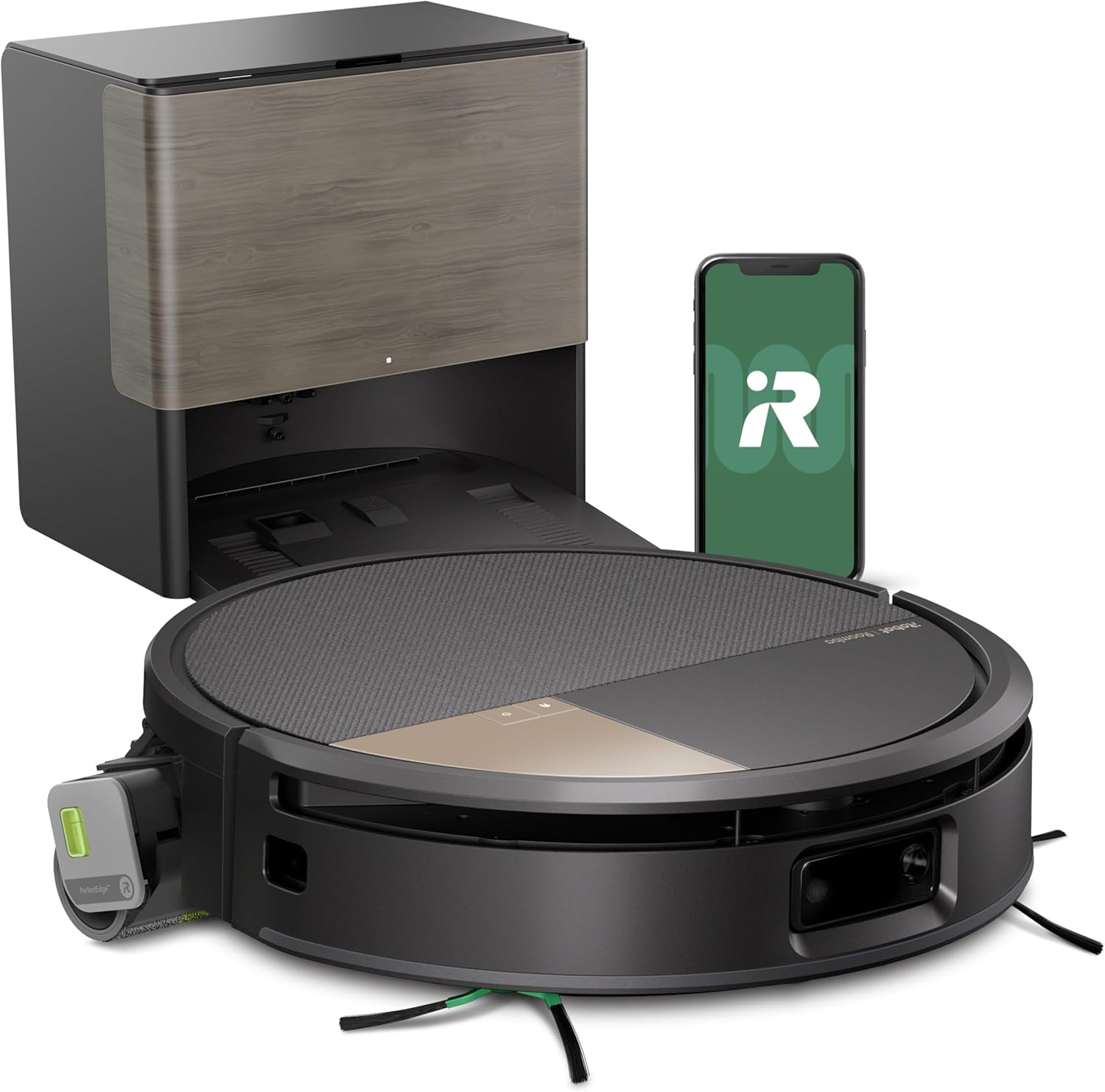 iRobot Roomba Max 705 Combo Saugroboter + AutoWash Dock: ausfahrbare, selbstreinigende Wischrolle, Wischabdeckung, Doppelbürsten, Selbstentleerung, Heißwäsche und Trocknung, umfährt Hindernisse, LiDAR