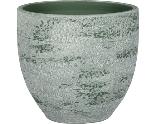 Keramische plantenpot Ø 14 cm H 12 cm groen