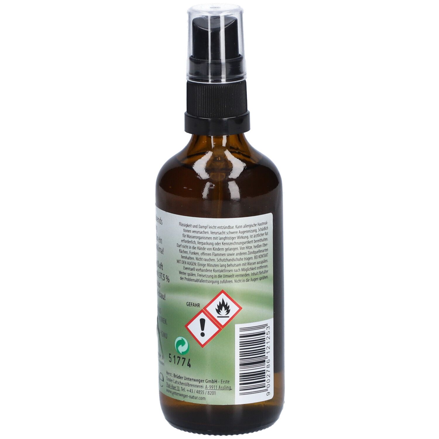 ZIRBEN-RAUMPARFUM Bio Unterweger Spray