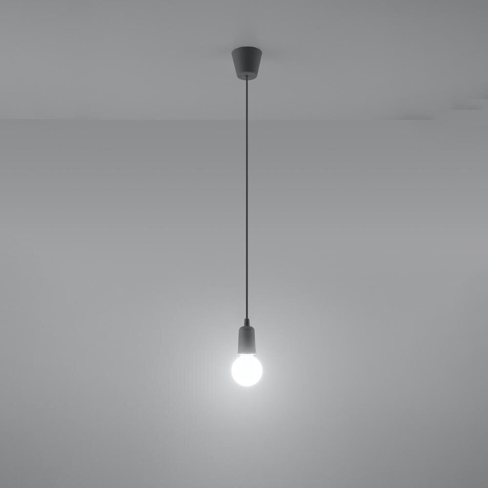 famlights | Dani hanglamp in grijs, E27, 1-lichts