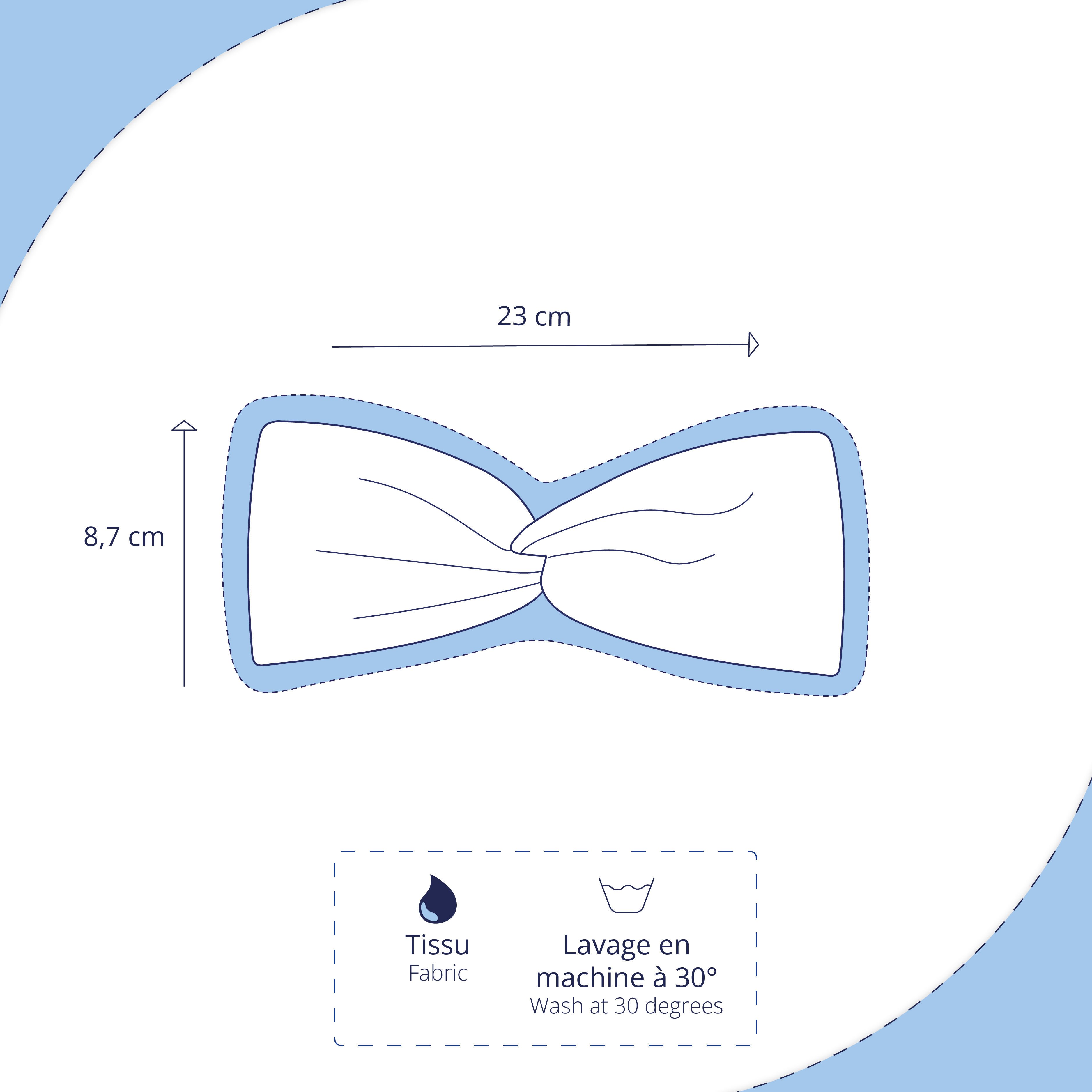 Bandeau Jersey Croisé Enfant Douceur Des Bois