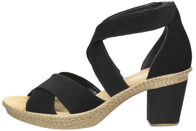Rieker Dames sandalen zwart
