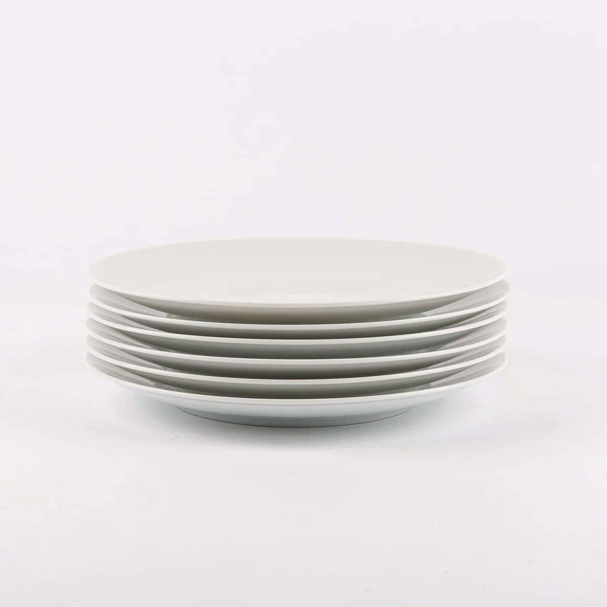 Assiette plate ronde 25cm blanche OGRE La Fabrique