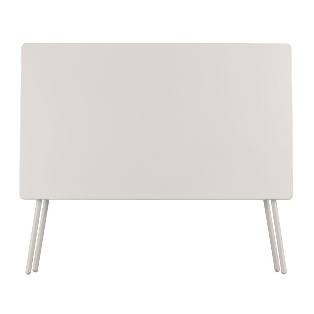 Faltbarer Gartentisch 120*70*72cm Balcony Stahl Beige Seigle