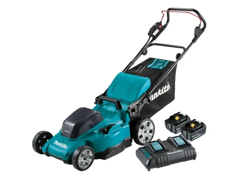 BATTERIDREVET PLÆNEKLIPPER DLM480CT2 2X5.0AH