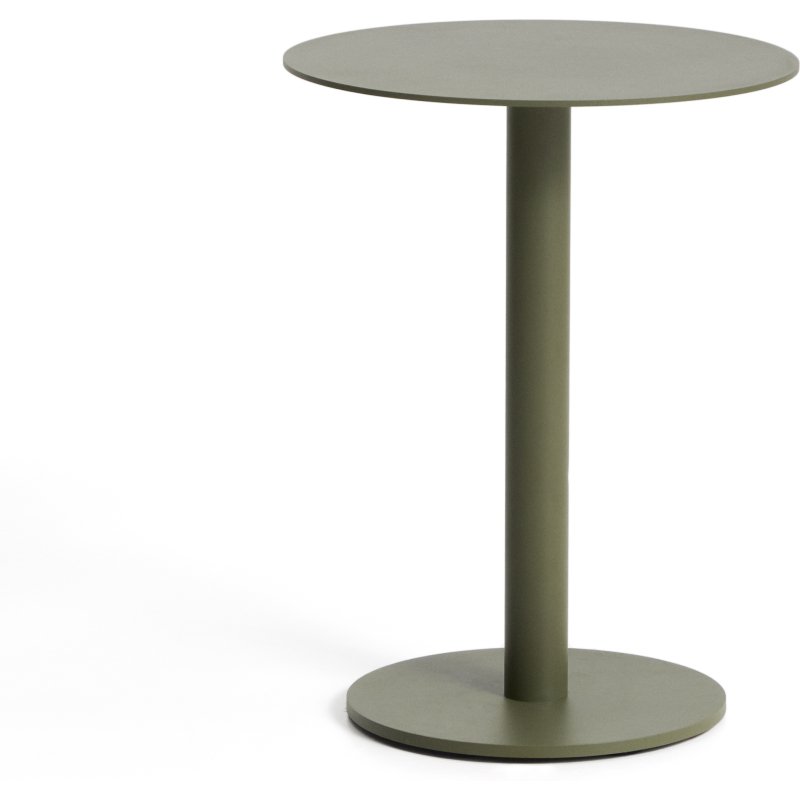 Table auxiliaire Asinara en aluminium vert Ø 40 cm