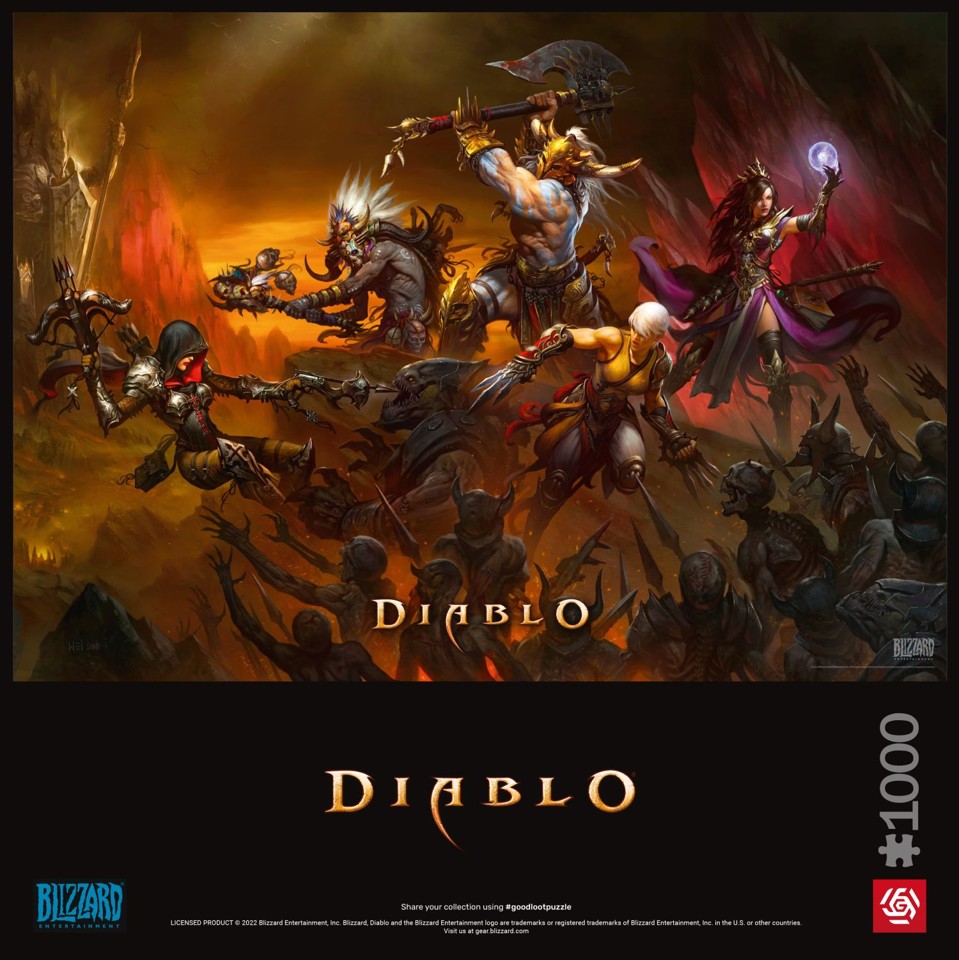 Good Loot - Gaming Puzzle: Diablo Heroes Battle Puzzles - 1000