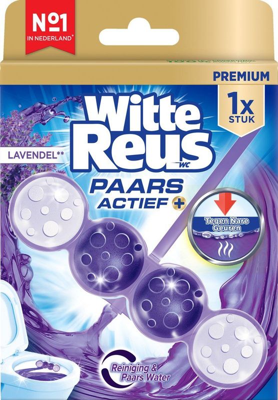 Witte Reus - Paars Actief - Toiletreiniger - Paars - 100% Recyclebaar