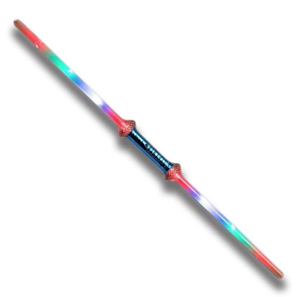 2-Pak - Dobbelt Lyssverd / Sverdf med Laser - 75 cm