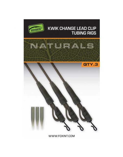 Fox Edges Kwik Change Lead Clip Tubing Rigs - Klein materiaal -