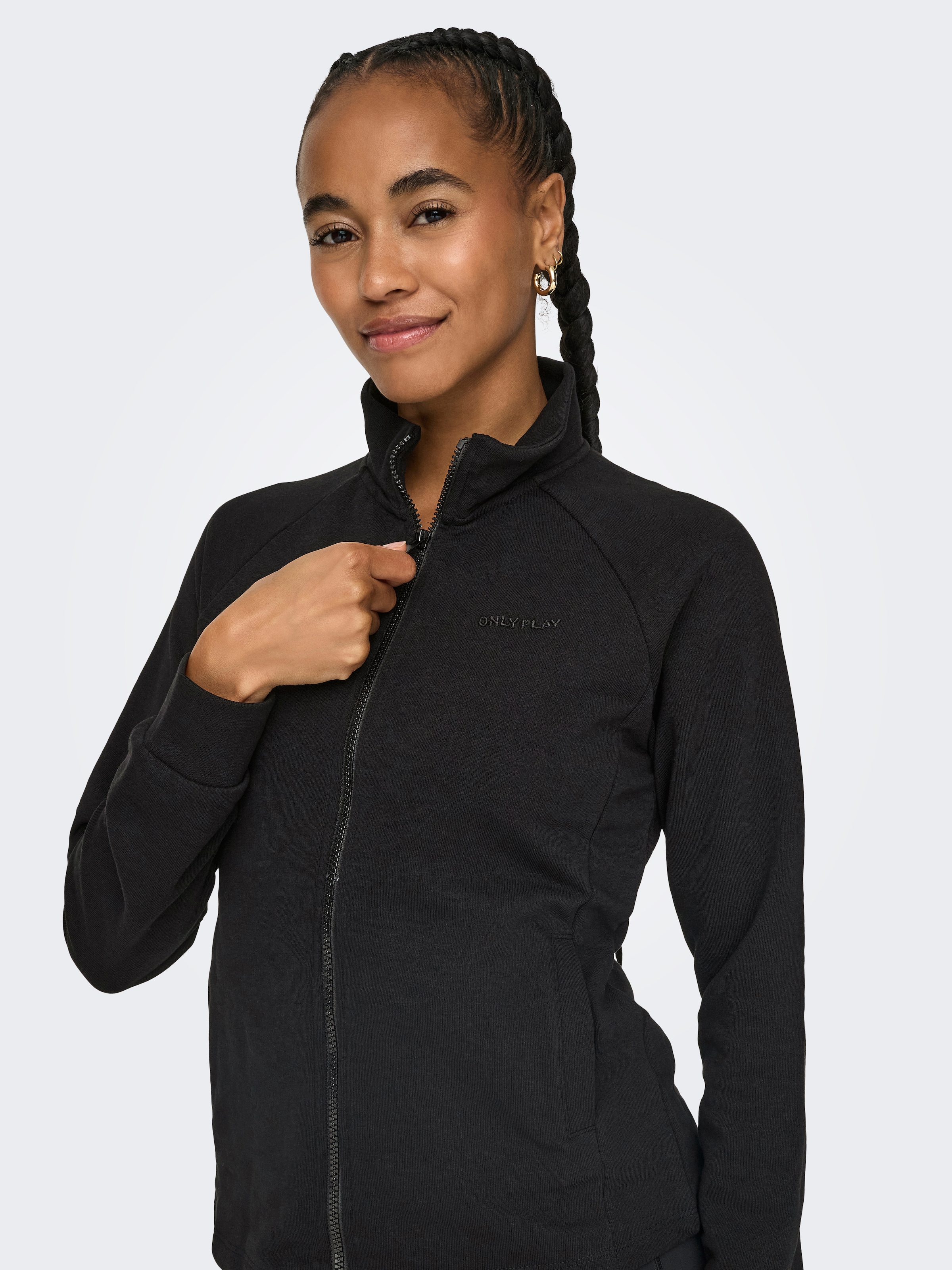 ONLY Play Sweatjacke »ONPMELINA LS HN ZIP SWT NOOS«