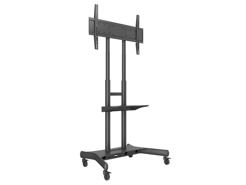 Multibrackets TV-Trolley Basic 180 Schwarz Mobiler TV-Ständer für Videokonferenzen